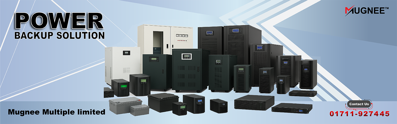 Power Backup Banner For Website