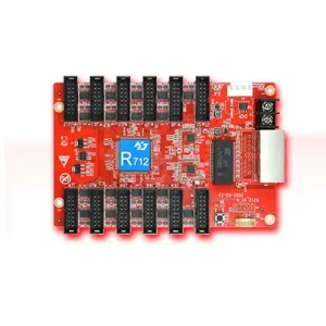 Huidu HD-R712 LED Receiving Card with 12x HUB75E – Supports synchronous/asynchronous control, 131K pixel load, and wide scan compatibility