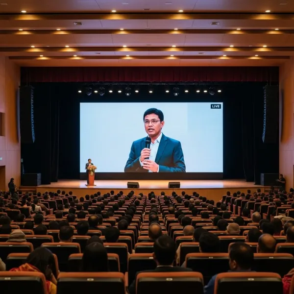 High-Resolution Indoor Digital LED Display for Advertising and Events.