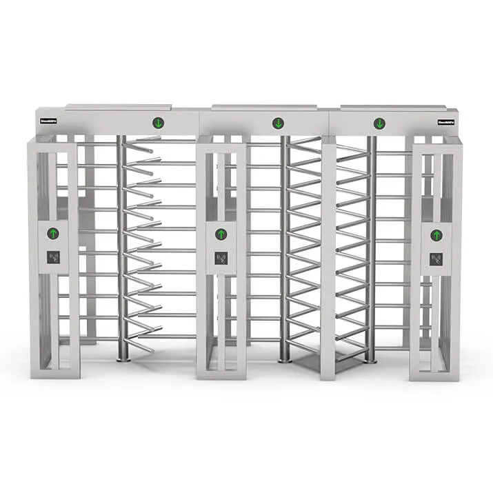 daosafe-ds403-full-height-turnstile-dimension Full Height Turnstile DS403 Triple Lane with Stainless Steel Structure for Maximum Security