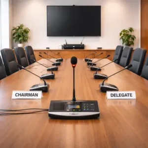 Chairman & Delegate PA System for Conference Room