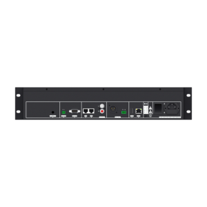 The SPON LCM-6010 Digital Conference System Central Unit is a professional conference management controller designed to combine the reliability of wired conference systems with the flexibility of wireless operation. It supports simultaneous management of wired and wireless discussion units, making it ideal for conference rooms, boardrooms, lecture halls, multipurpose halls, government meeting rooms, and corporate training facilities. Featuring a 4.3-inch color display, camera tracking support, conference recording, voting functions, and web-based management, the LCM-6010 delivers a complete and intelligent conference solution. back