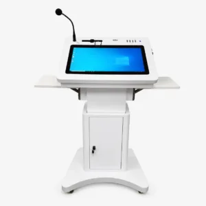Motorized Smart Digital Podium with 21.5 Inch Touchscreen