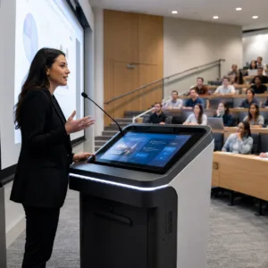 Smart Digital Podium for University Lecture Hall