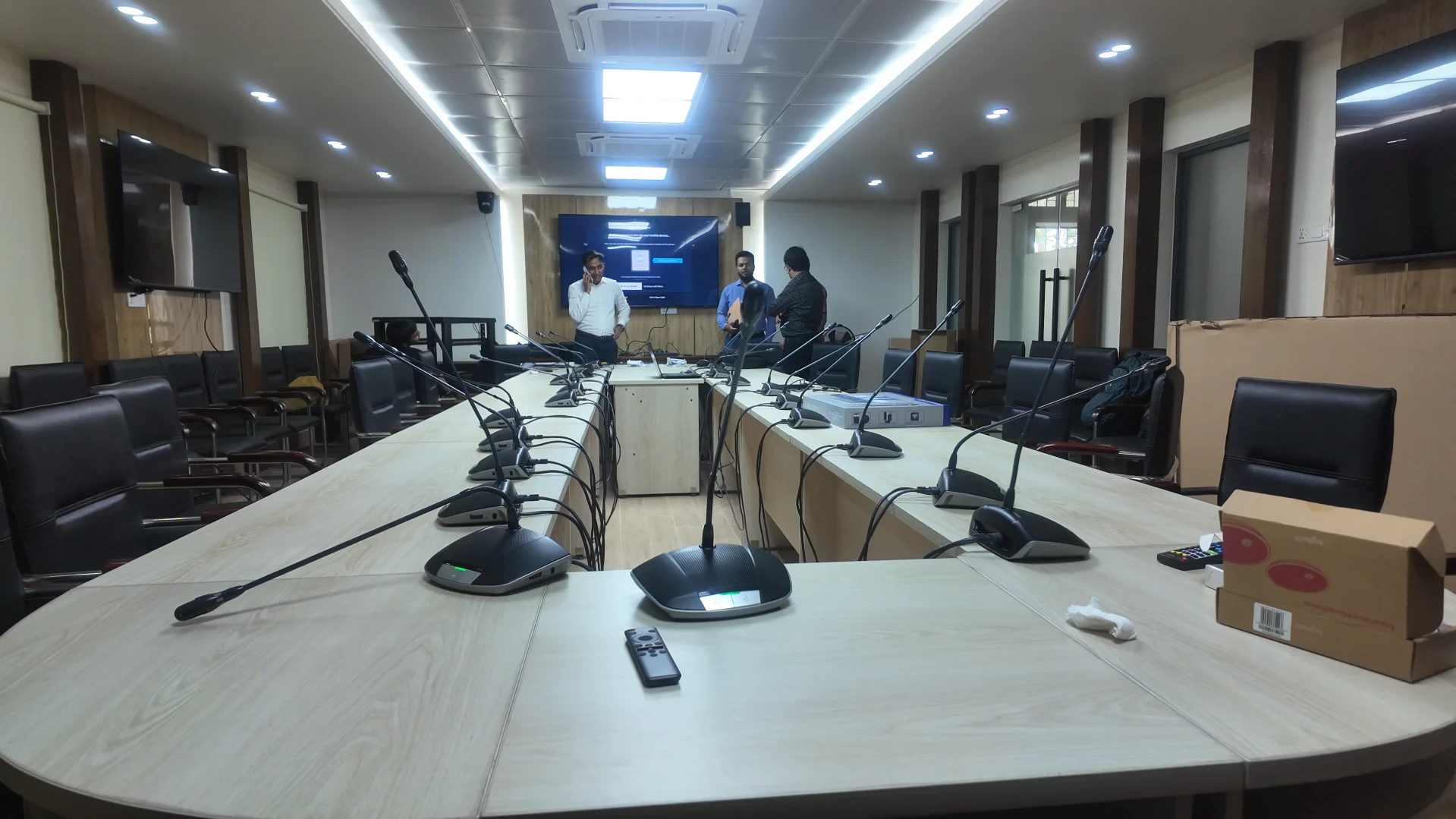 Conference system installation at River Research Institute RRI Bangladesh